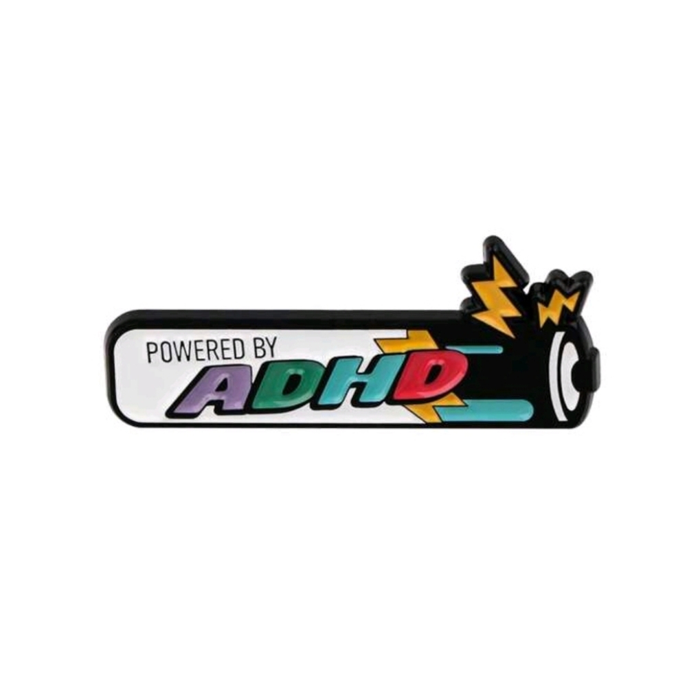 ADHD Pride Comedic Pin